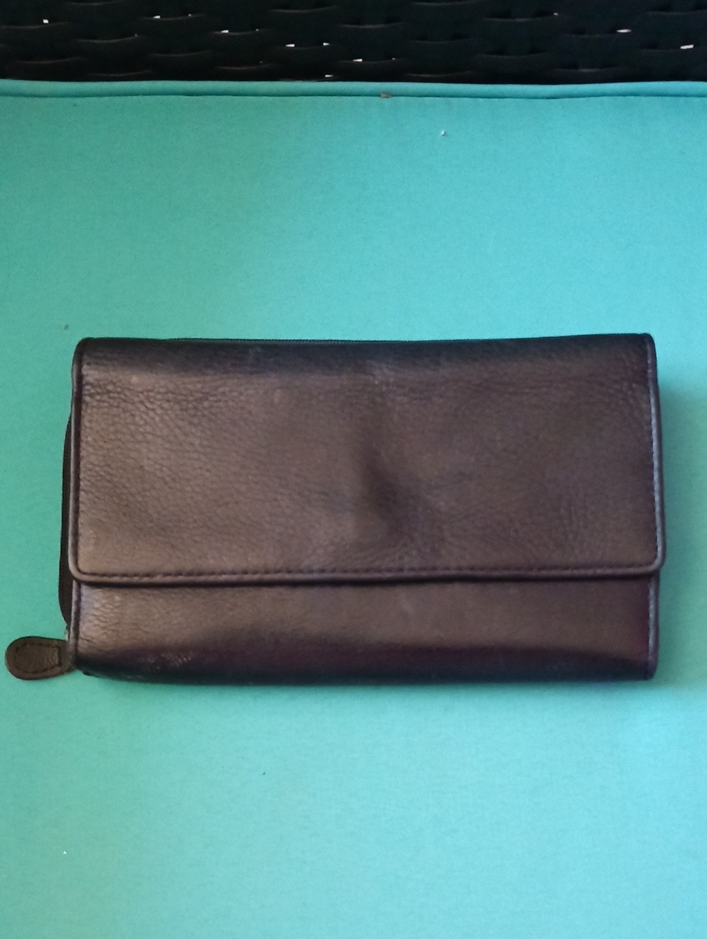 Pelle Studio Black Leather Wallet